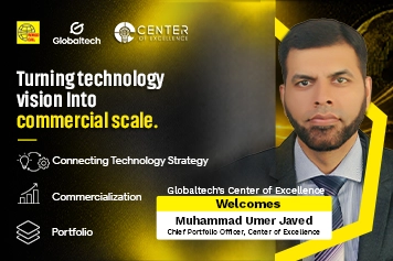 Globaltech Expands CoE Commercial Leadership with Muhammad Umer Javed as Chief Portfolio Officer
